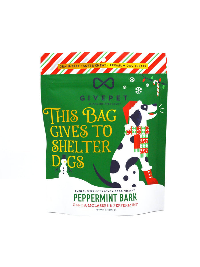 GivePet Peppermint Bark Holiday Dog Treat