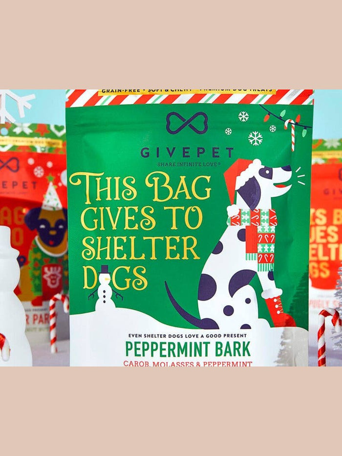 GivePet Peppermint Bark Holiday Dog Treat