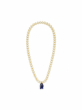 Glass Beaded Fish Pendant Necklace