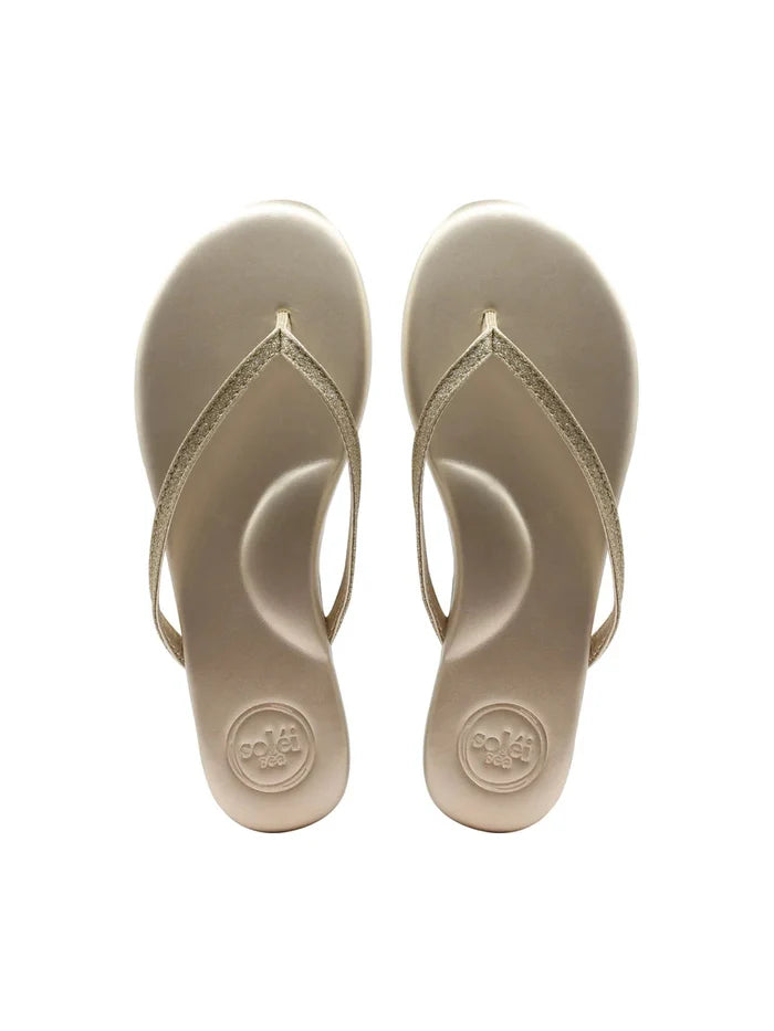 Glitter Champagne Indie Sandal