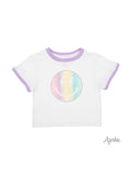 Glitter Pastel Smiley Ringer