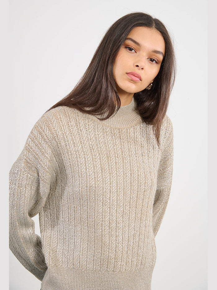 Gold Knitted Sweater
