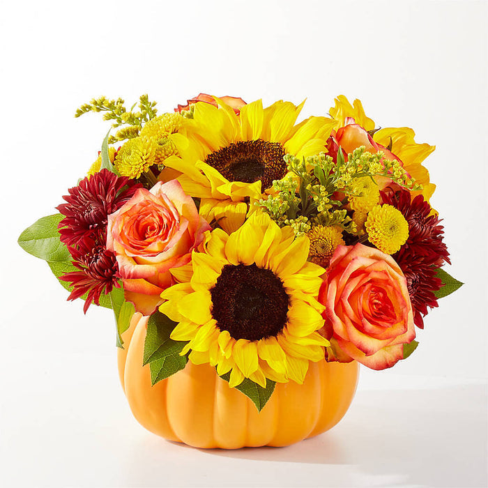 Golden Gourd Pumpkin Bouquet – BUEHLER'S FLORAL, Wooster OH