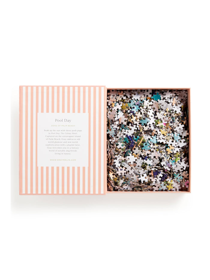 Gray Malin Palm Beach 1000 Piece Book Box Puzzle