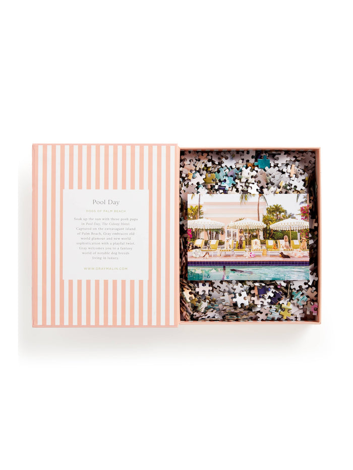 Gray Malin Palm Beach 1000 Piece Book Box Puzzle