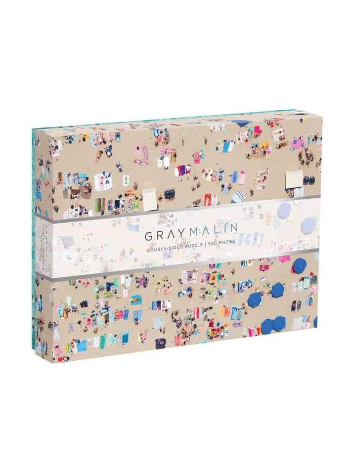 Gray Malin The Beach Double-Sided 500 Piece Puzzle