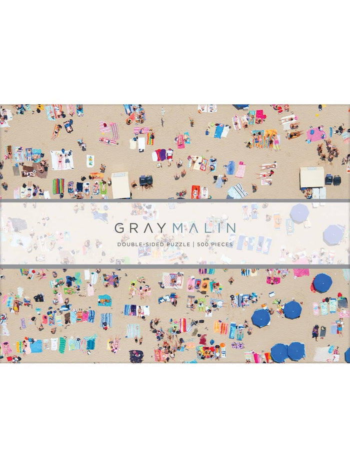 Gray Malin The Beach Double-Sided 500 Piece Puzzle