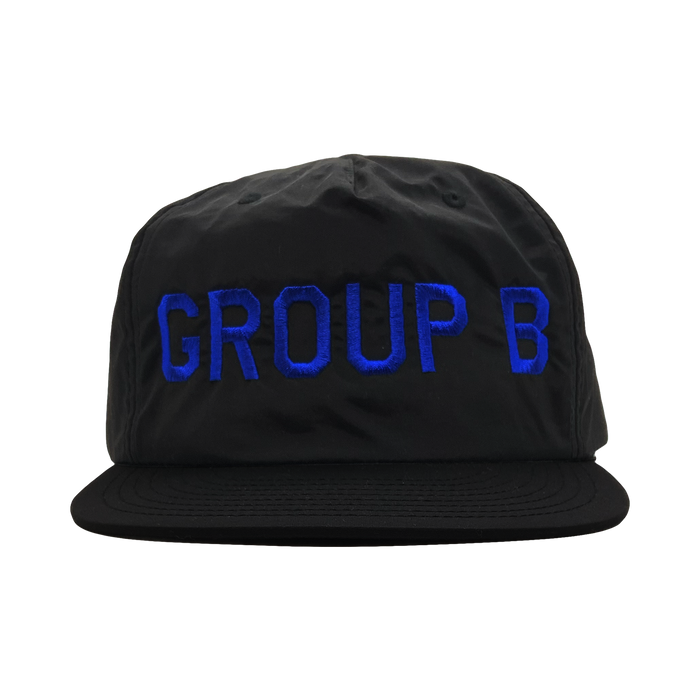 GROUP B NYLON CAP BLACK