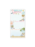 Handpainted Hello Summer Beach Icons Long Pad