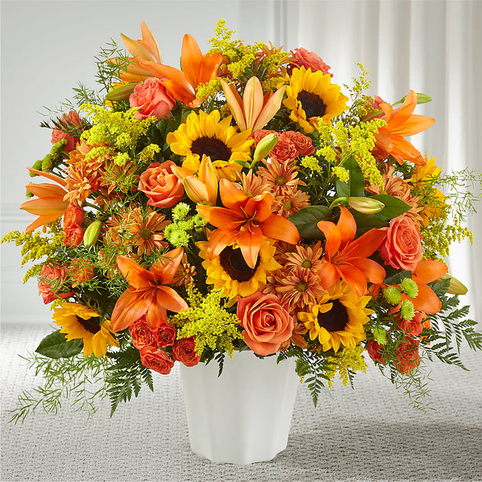 Harvest Thoughts Floor Basket – BUEHLER'S FLORAL, Wooster OH