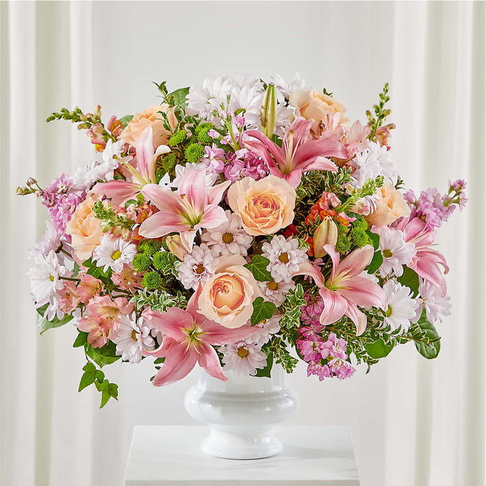 Heartfelt Gesture Urn Arrangement – BUEHLER'S FLORAL, Wooster OH