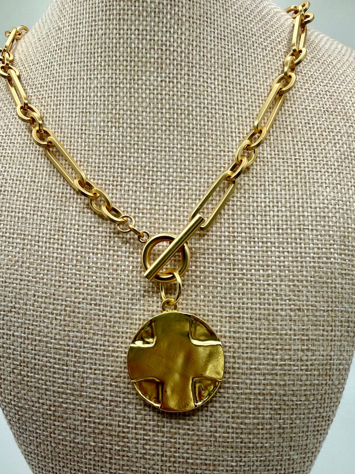 Heirloom Matte Lord's Prayer Necklace