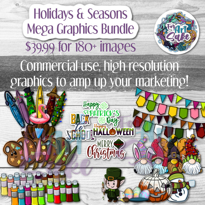 Holidays & Seasons Mega Graphics Bundle!