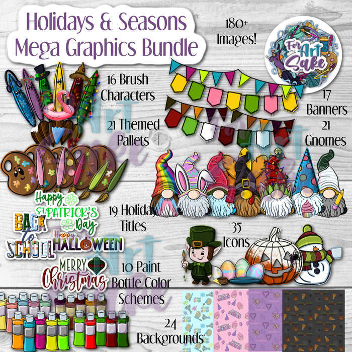 Holidays & Seasons Mega Graphics Bundle!