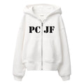 JF CHEN X PC APPLIQUÉ ZIP-UP HOODIE