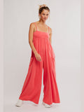 Hot Shot Strappy Onesie - Grapefruit