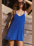 Hot Shot Towel Mini Dress - Electric Shock
