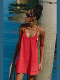 Hot Shot Towel Mini Dress - Grapefruit