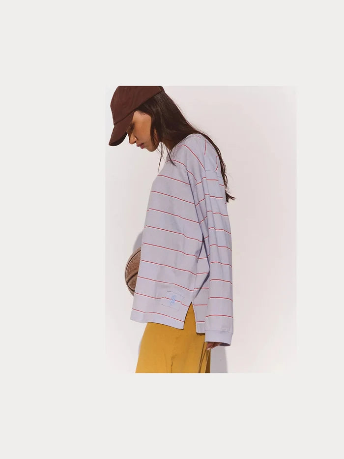 Hustle Striped Layer - Awning Stripe Slate