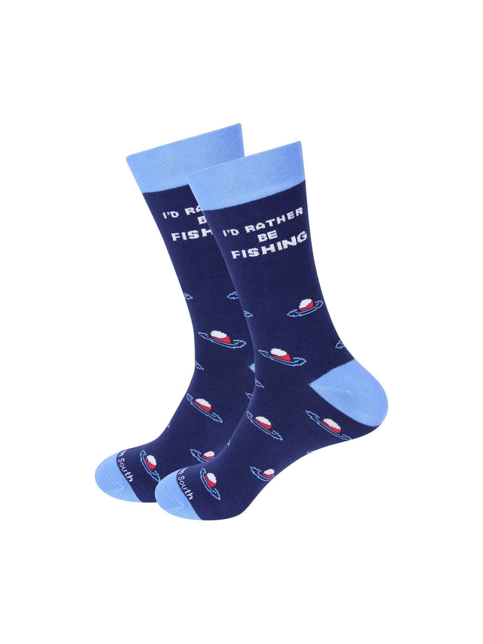 I'd Rather Be Fishing Socks