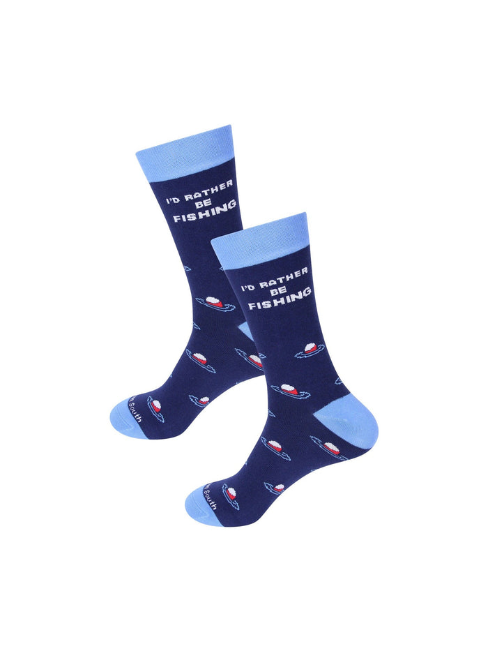 I'd Rather Be Fishing Socks