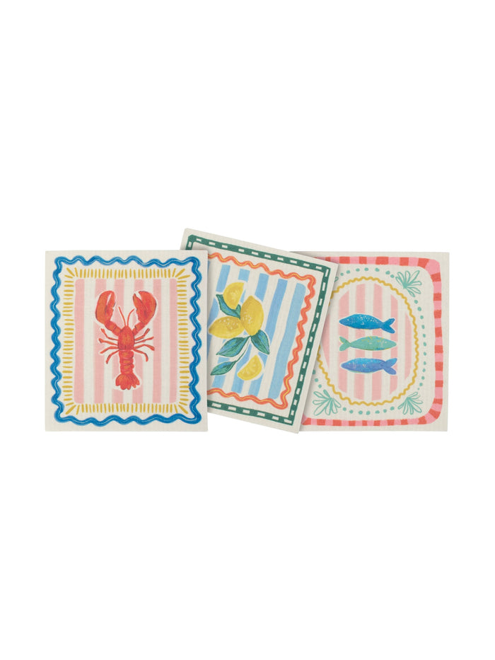 Italian Coastal Swedish Cloth Set