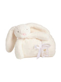Ivory Plush Bunny Blanket
