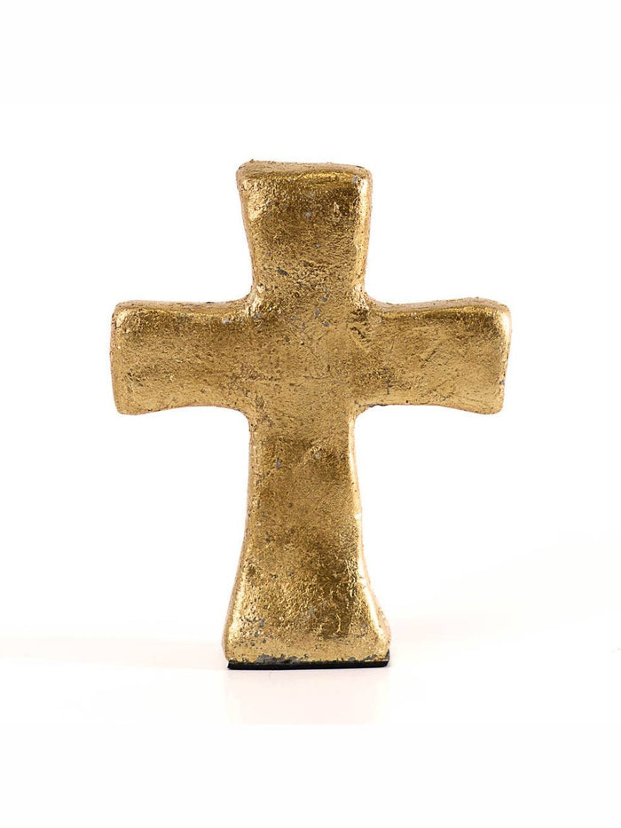 Jericho Cross   Gold   5"