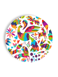 Joyful Otomi 16ct 10.5" Dinner Paper Plate Separates