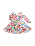Kaylee SWING DRESS Bamboo Floral Kids Clothing Outfit