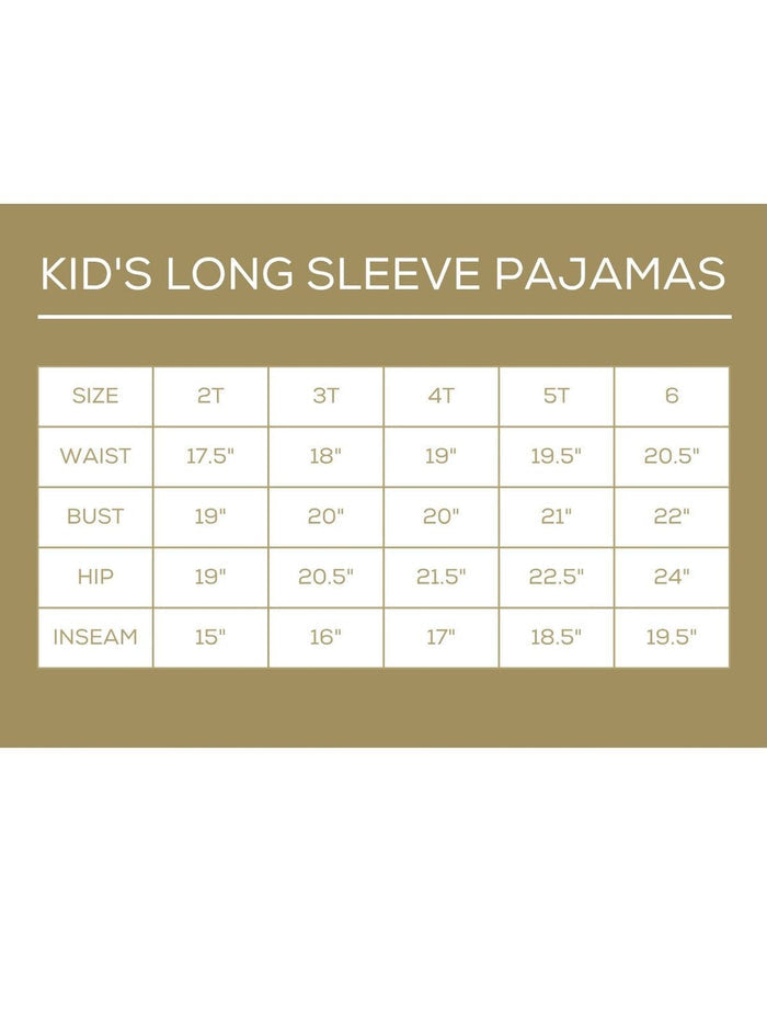 Kid's Whimsical Wonders Long Sleeve Pajamas   White/ Multi   -Asst.