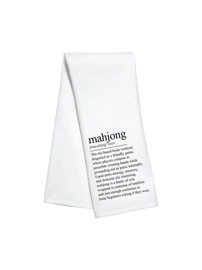 Kitchen Towel - Mahjong Definition