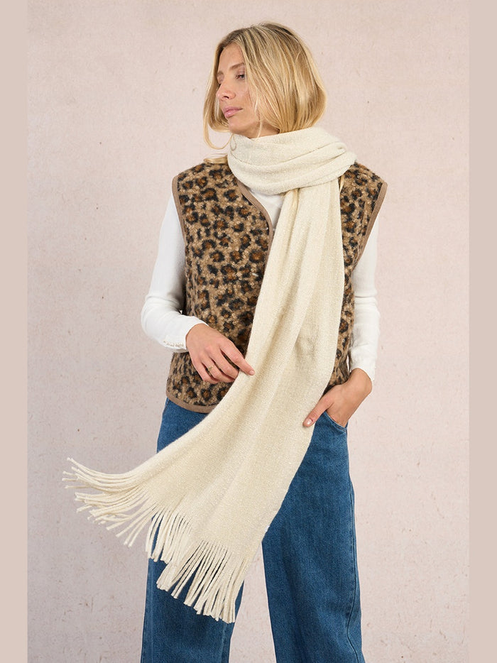 Knitted Scarf - Off White