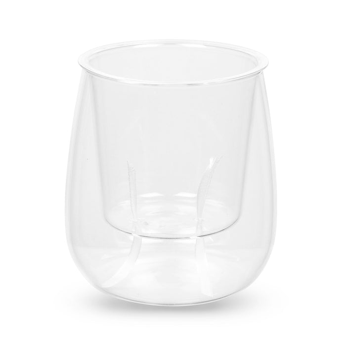 Large Glass Self-Watering Pot