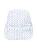 Large Navy Floral Backpack