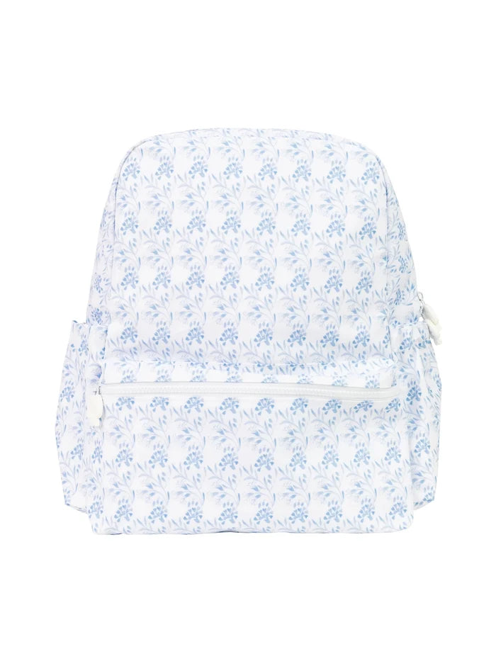 Large Navy Floral Backpack