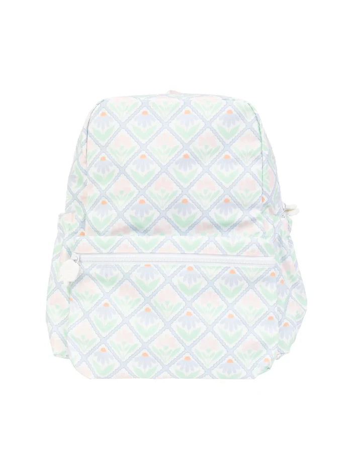 Large Pastel Floral Backpack