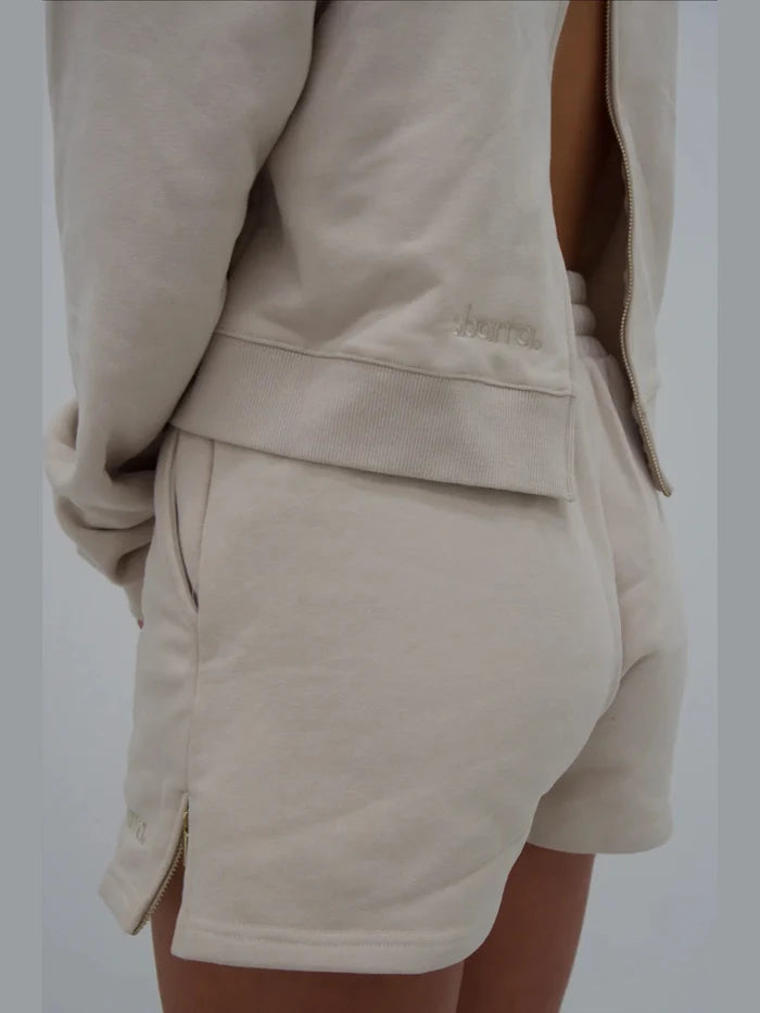 Lauren Zipper Shorts - Cream