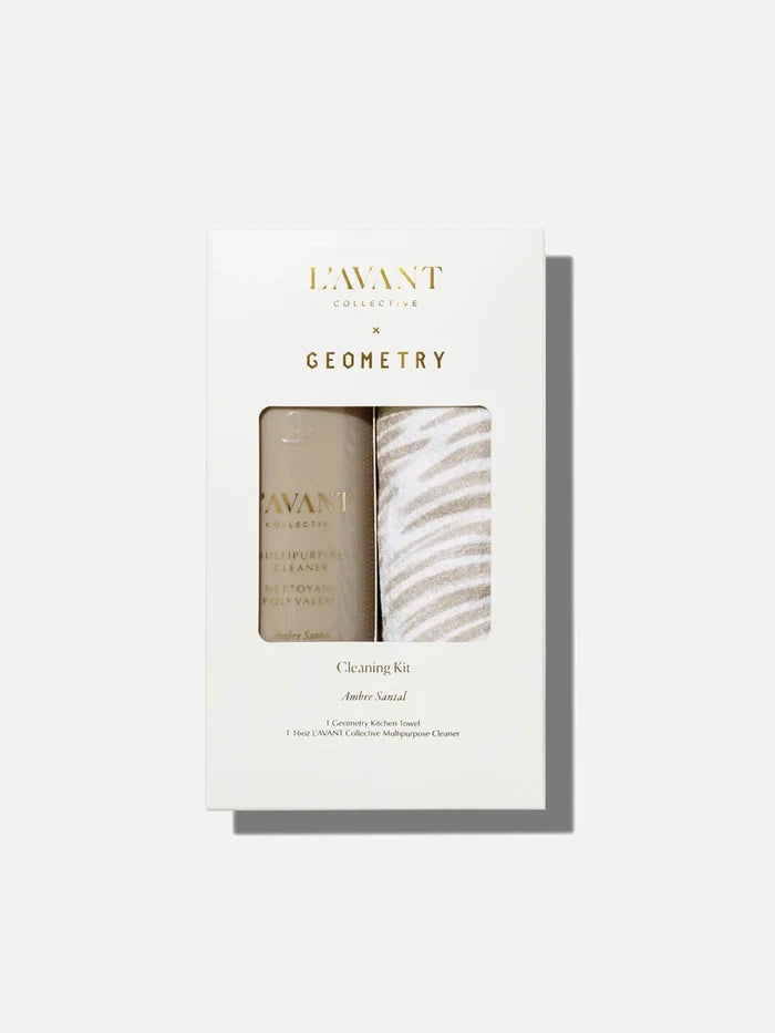 L'Avant Cleaning Spray/Geometry Towel