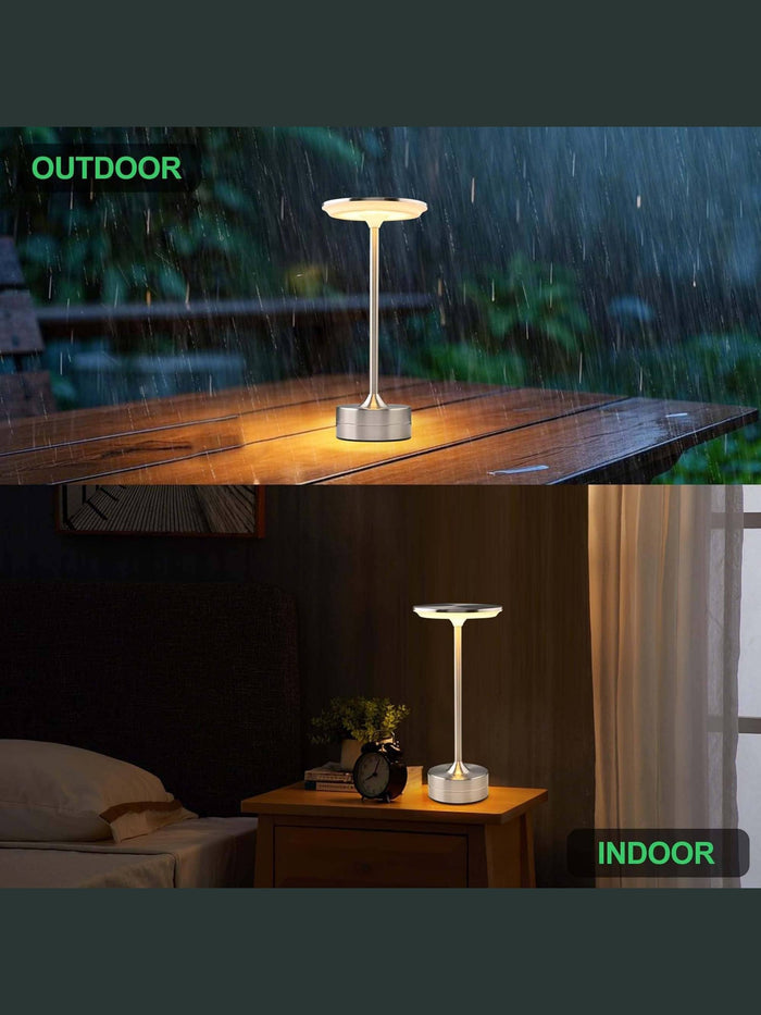 LED Table Lamp – Touch Control, Dimmable, Rechargeable