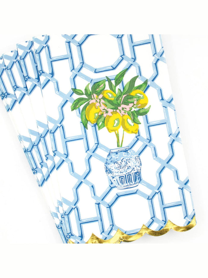 Lemon Ginger Paper Guest Towel Packs