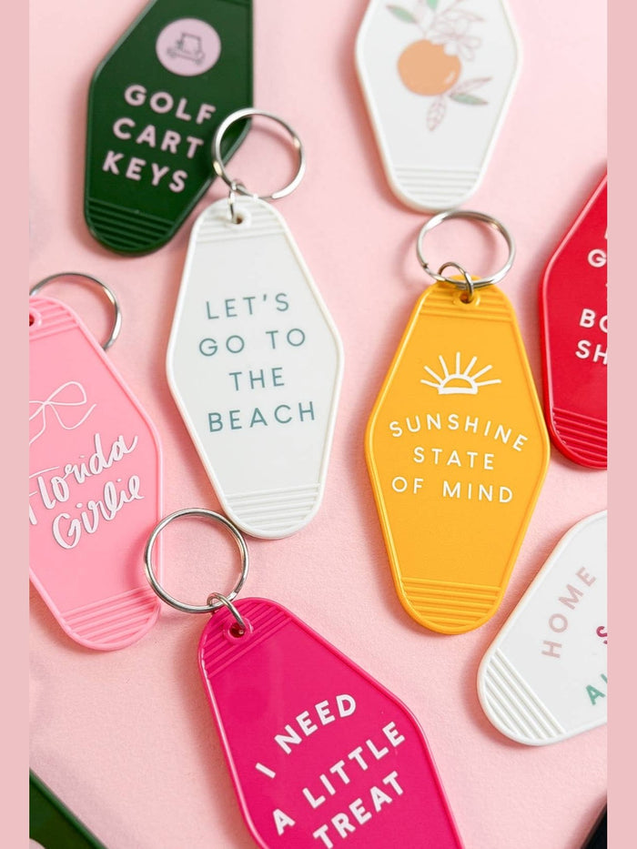 Let's Go To The Beach Keychain