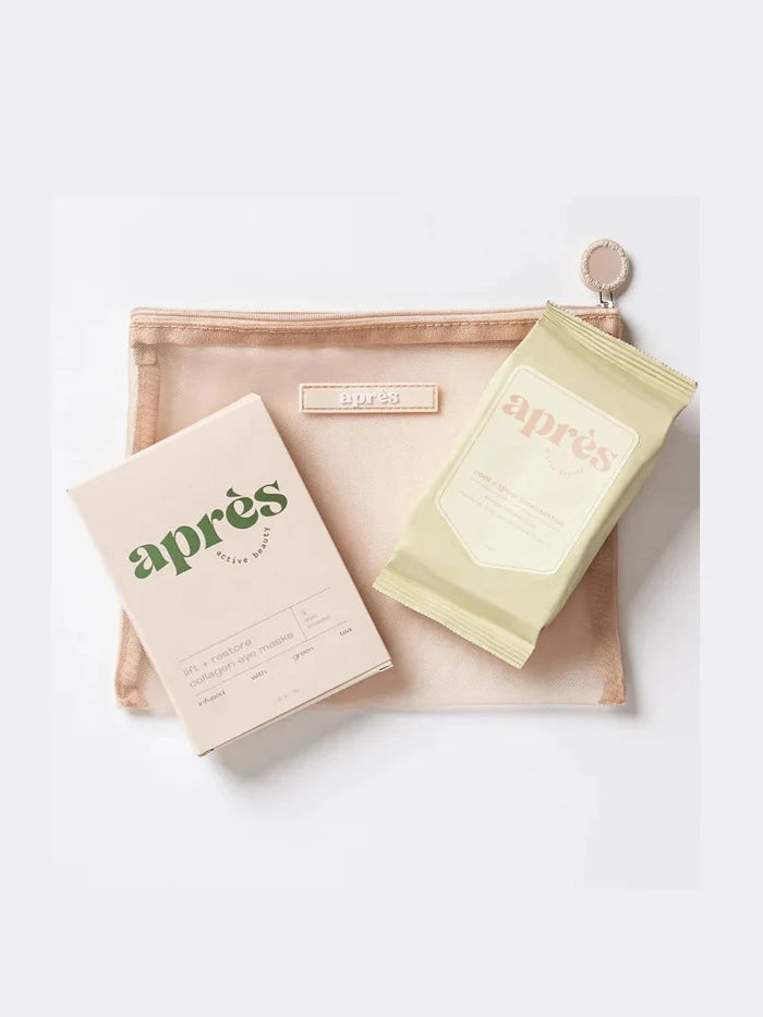 Lift and Restore Collagen Eye Mask and Towelette Kit