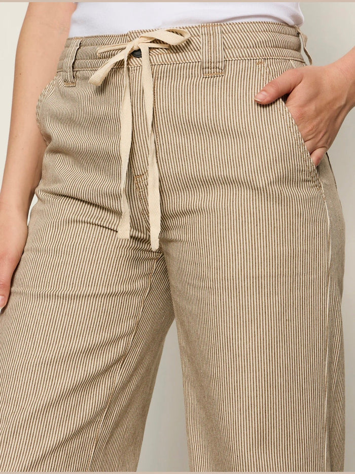 Lily Stripe Cropped Pant
