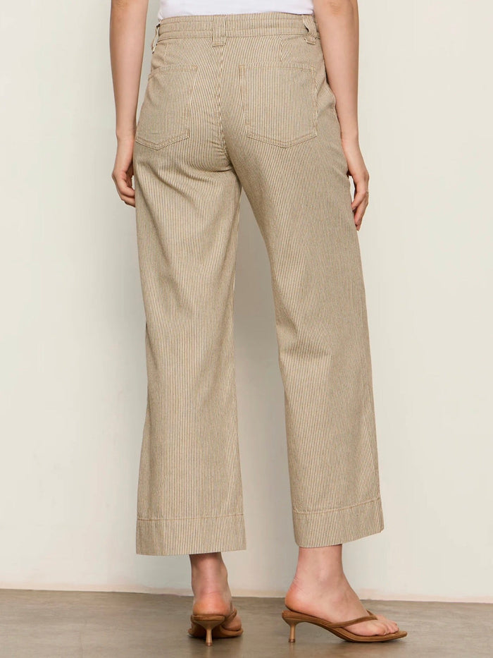 Lily Stripe Cropped Pant