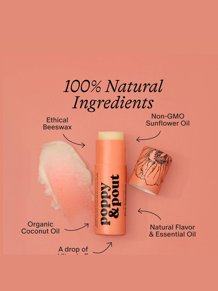 Lip Balm, Pink Grapefruit