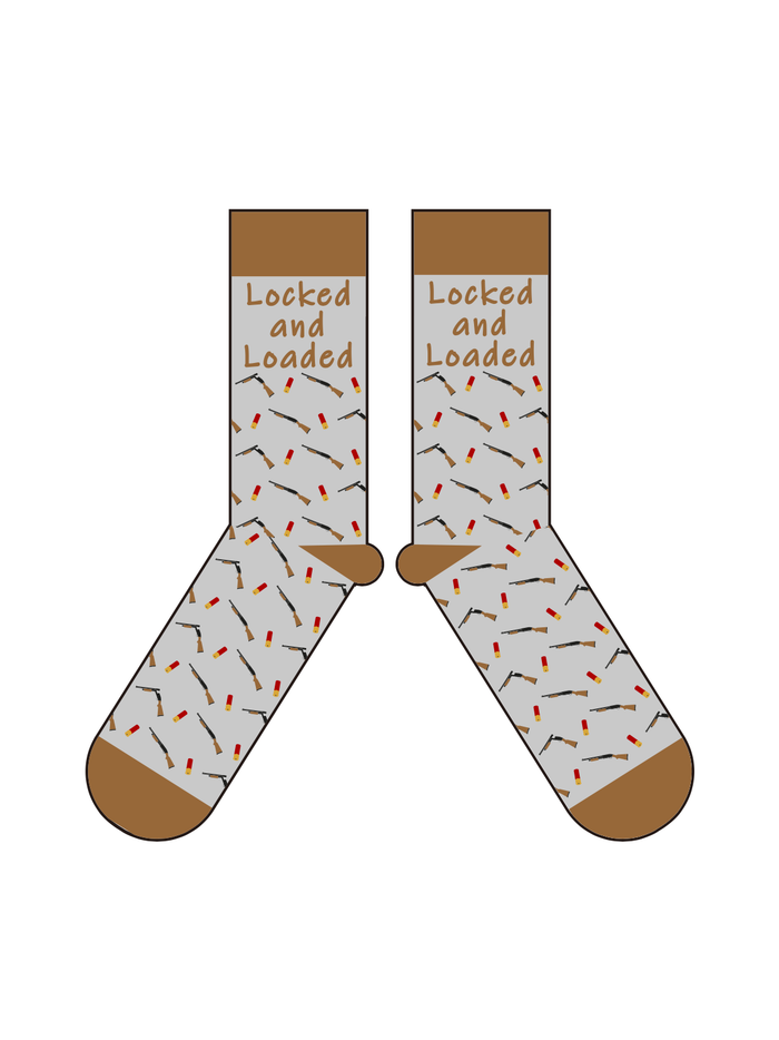 Locked and Loaded Shotgun Hunting Socks