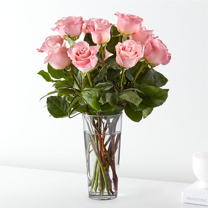 Long Stem Pink Rose Bouquet – BUEHLER'S FLORAL, Wooster OH