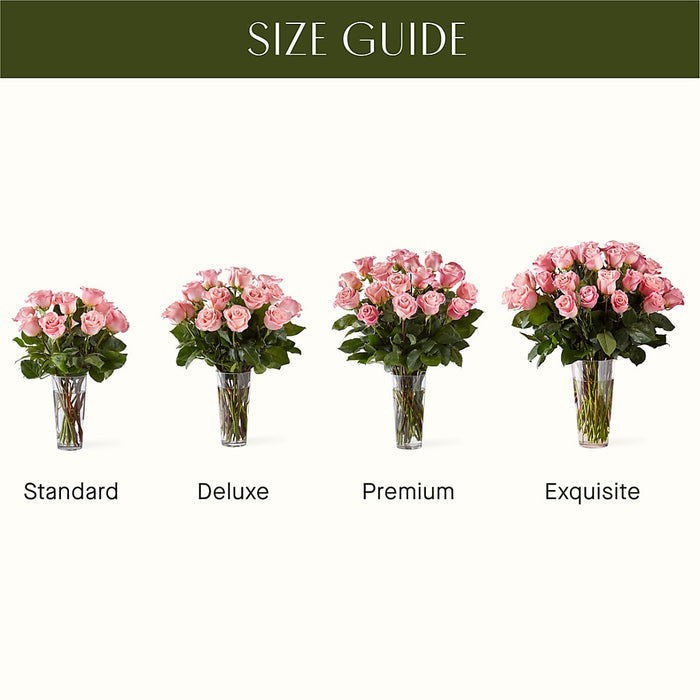 Long Stem Pink Rose Bouquet – BUEHLER'S FLORAL, Wooster OH