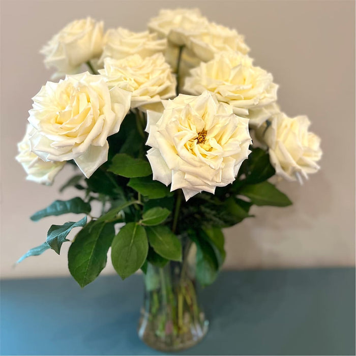 Long Stem Yellow Rose Bouquet – BUEHLER'S FLORAL, Wooster OH